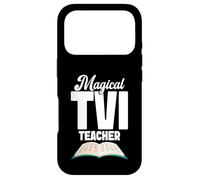 Carcasa para iPhone 17 Pro Enseñanza del Equipo con Discapacidad Visual Trabajo Corazón Profesor TVI