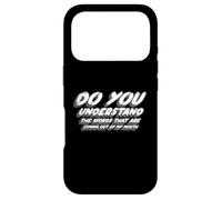 Carcasa para iPhone 17 Pro Entiendes Las Palabras Que salen de mi Boca