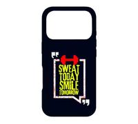 Carcasa para iPhone 17 Pro Entrenamiento Motivación Sudar Hoy Sonríe Mañana Fitness GIM