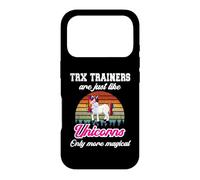 Carcasa para iPhone 17 Pro Entrenamiento TRX/Funny Colorful Unicorn Personal Trainers