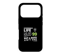 Carcasa para iPhone 17 Pro Entrepreneur Life 99 Problems Divertido diseño de Negocios