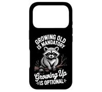 Carcasa para iPhone 17 Pro Envejecer es Inevitable Crecer es una opción