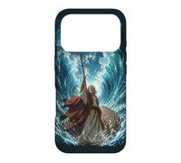 Carcasa para iPhone 17 Pro Epic Japanese Anime Christian Bible - Moses Parting The Sea