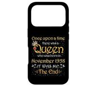 Carcasa para iPhone 17 Pro Érase una Vez una Reina nació en noviembre de 1958