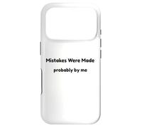 Carcasa para iPhone 17 Pro Errores Divertidos Probablemente cometidos por mí Humor Consciente de sí Mismo