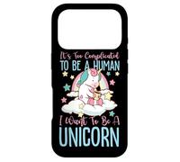 Carcasa para iPhone 17 Pro Es Demasiado Complicado para Ser Humano, Quiero Ser Un Unicornio