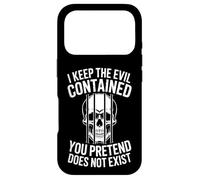 Carcasa para iPhone 17 Pro Es Divertido Decir Que guardo el Mal Contenido: Calavera Oscura
