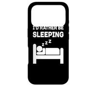 Carcasa para iPhone 17 Pro Es Gracioso, Prefiero Dormir, Trabajador Cansado, Amante del sueño, Trabajo