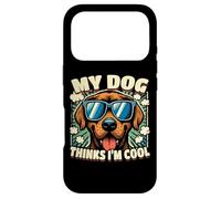 Carcasa para iPhone 17 Pro Es Gracioso Que mi Perro piense Que Soy Genial, un Perro Divertido