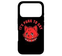 Carcasa para iPhone 17 Pro Es Punk Llorar lágrimas de Gato
