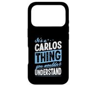 Carcasa para iPhone 17 Pro Es una Cosa de Carlos Que no entenderías Nombre
