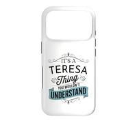 Carcasa para iPhone 17 Pro Es una Cosa de Teresa Que no entenderías Teresa Divertida