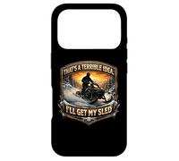 Carcasa para iPhone 17 Pro Esa es una Idea Terrible. Obtendré mi Broma sobre Motos de Nieve con Trineo