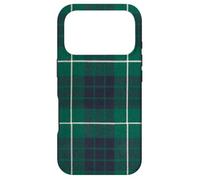 Carcasa para iPhone 17 Pro Escocesa Clan Hamilton Green Modern Tartan Family Plaid