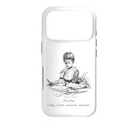 Carcasa para iPhone 17 Pro Escritor procrastinador Autor Editor Mujeres literarias Divertidas
