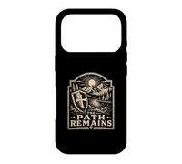 Carcasa para iPhone 17 Pro Escudo Cruz Cristiano El Camino Permanece Montaña