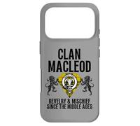 Carcasa para iPhone 17 Pro Escudo de Armas escocés del Clan MacLeod para Fiesta Familiar