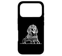 Carcasa para iPhone 17 Pro Esfinge Una Línea Arte Egipto Monumento Antiguo Dibujo