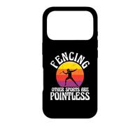 Carcasa para iPhone 17 Pro Esgrima Otros Deportes Son inútiles Espada Fighting Fencer