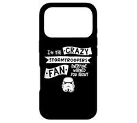 Carcasa para iPhone 17 Pro Eslogan de Stormtrooper Helmet I'm The Crazy Fan