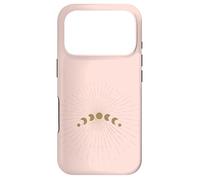 Carcasa para iPhone 17 Pro Esoteric Minimalist Moon Phases - Abstract Pink Moon Phases
