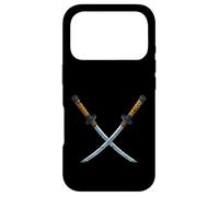 Carcasa para iPhone 17 Pro Espadas Katana Samurai Cruzadas