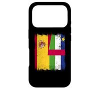 Carcasa para iPhone 17 Pro España República Centroafricana Media Bandera Española Car Roots