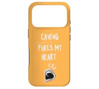 Carcasa para iPhone 17 Pro Espeleología alimenta mi corazón Cave Explorer Espeleología Pasatiempo