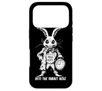 Carcasa para iPhone 17 Pro Espeluznante Conejo Blanco en País de Las Maravillas Horror