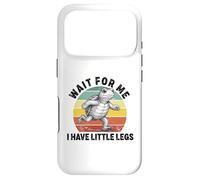 Carcasa para iPhone 17 Pro Espérame Tengo piernas lentas Funning Turtle Running