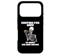 Carcasa para iPhone 17 Pro Esperando a Que la Esposa admita Que Estaba equivocada Matrimonio Divertido