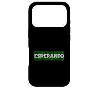Carcasa para iPhone 17 Pro Esperanto - Diseño de Texto de lenguaje de Estilo Retro de los años 70