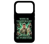 Carcasa para iPhone 17 Pro Esposa Es Temporal Fish Es Siempre Divertido