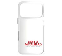 Carcasa para iPhone 17 Pro Esqueleto Once A Metalhead Siempre Una Cabeza De Metal Punk