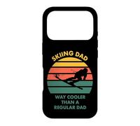 Carcasa para iPhone 17 Pro Esquiando papá para Padre Que esquís Vintage Divertido Camino Enfriador