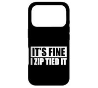 Carcasa para iPhone 17 Pro Está Bien, la Cremallera lo até Amante de los Coches Mecánico Garaje Coche Guy