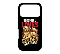 Carcasa para iPhone 17 Pro Esta Chica ama Golden Retrievers Girls Golden Retriever