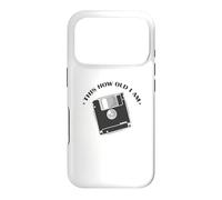 Carcasa para iPhone 17 Pro Esta es la Edad Que Tengo Diskette Retrospecter Module