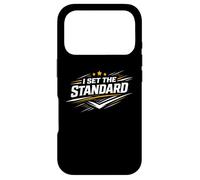 Carcasa para iPhone 17 Pro Establezco la mentalidad estándar de Excelencia Personal