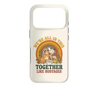 Carcasa para iPhone 17 Pro Estamos Todos Juntos como rehenes Funny Animal Retro 3