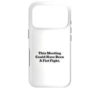 Carcasa para iPhone 17 Pro Este Encuentro podría Haber Sido una Pelea a puñetazos