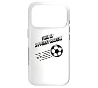 Carcasa para iPhone 17 Pro Este es mi Primer Partido - Divertidos Deportes de fútbol