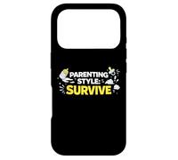 Carcasa para iPhone 17 Pro Estilo de crianza Sobrevive Funny Parent Reality Identity