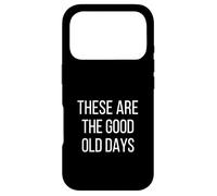 Carcasa para iPhone 17 Pro Estos Son los Buenos Viejos días Mindfulness Nostalgia