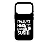 Carcasa para iPhone 17 Pro Estoy aquí para el Sushi Raw Fish Roll Sashimi japonés