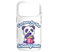 Carcasa para iPhone 17 Pro Estoy aquí por el Divertido y Lindo Panda sarcástico de Schadenfreude