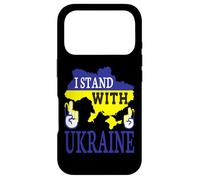 Carcasa para iPhone 17 Pro Estoy con Ucrania - Love Stop War - Ucrania Mapa