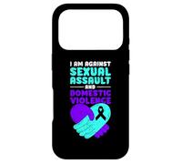 Carcasa para iPhone 17 Pro Estoy en contra de Las agresiones sexuales y la Violencia
