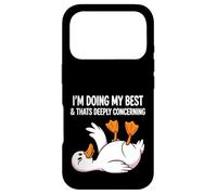 Carcasa para iPhone 17 Pro Estoy Haciendo mi Mejor Esfuerzo Que es profundamente concerniente al Pato Divertido
