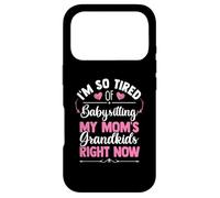Carcasa para iPhone 17 Pro Estoy Tan Cansado de cuidar a los Nietos de mi Madre en Este Momento